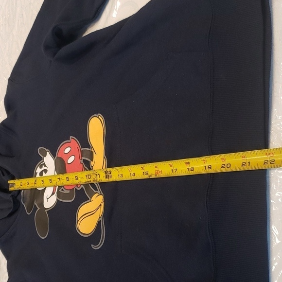 Disney Hoodie Mickey Mouse Navy Blue Womens Ladies Size Small - Picture 10 of 12